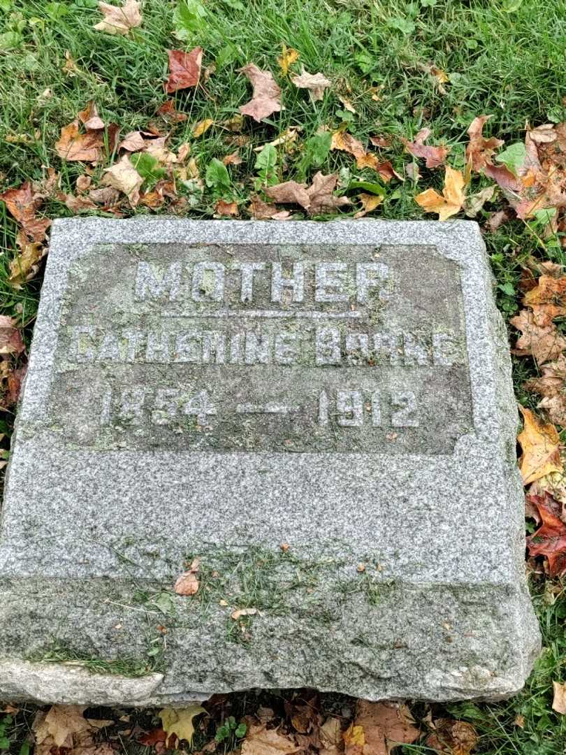 Catherine Borne's grave. Photo 3
