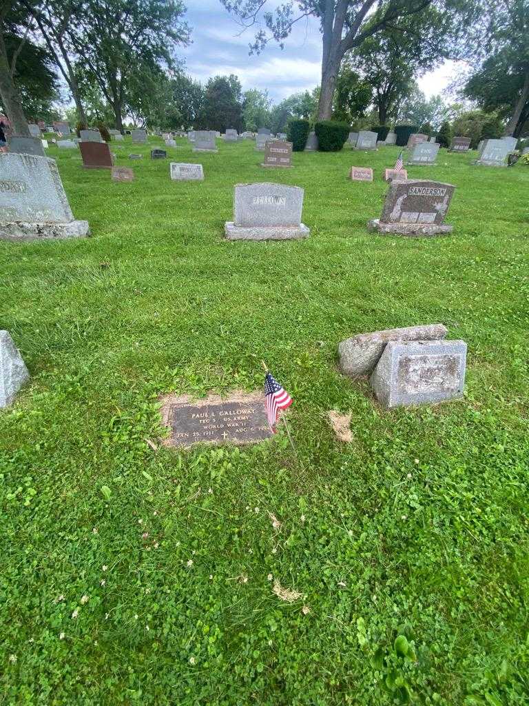 Paul L. Galloway's grave. Photo 1