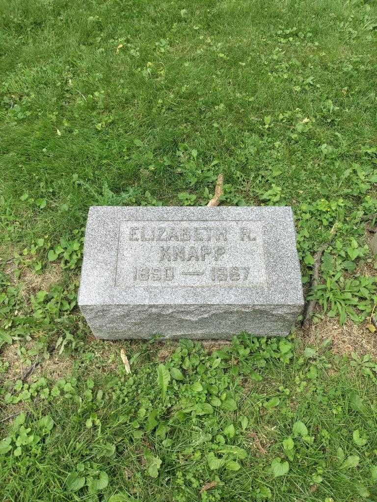 Elizabeth R. Knapp's grave. Photo 3