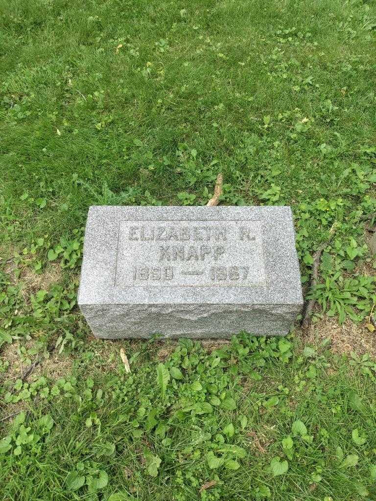 Elizabeth R. Knapp's grave. Photo 3