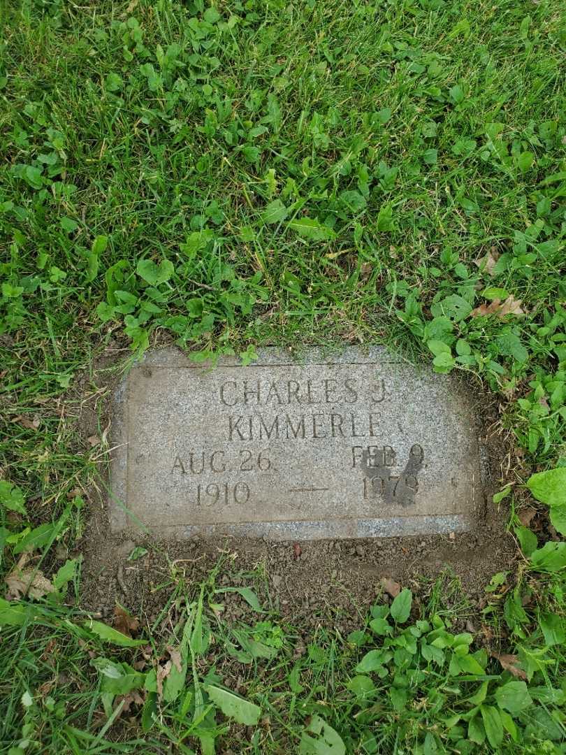 Charles J. Kimmerle's grave. Photo 3