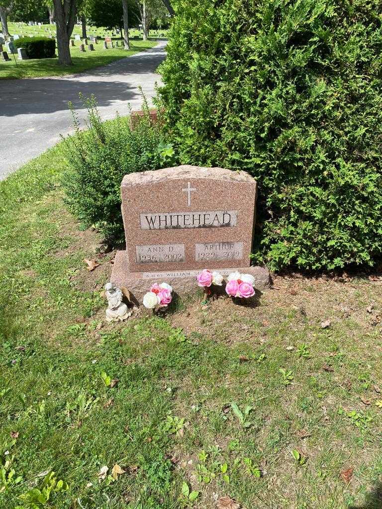 Arthur Whitehead's grave. Photo 2