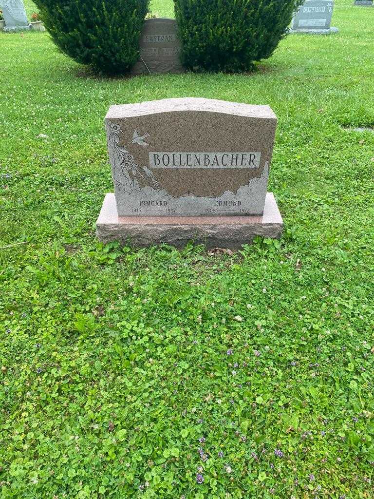 Edmund Bollenbacher's grave. Photo 2