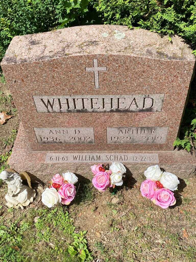 William Schad Whitehead's grave. Photo 3