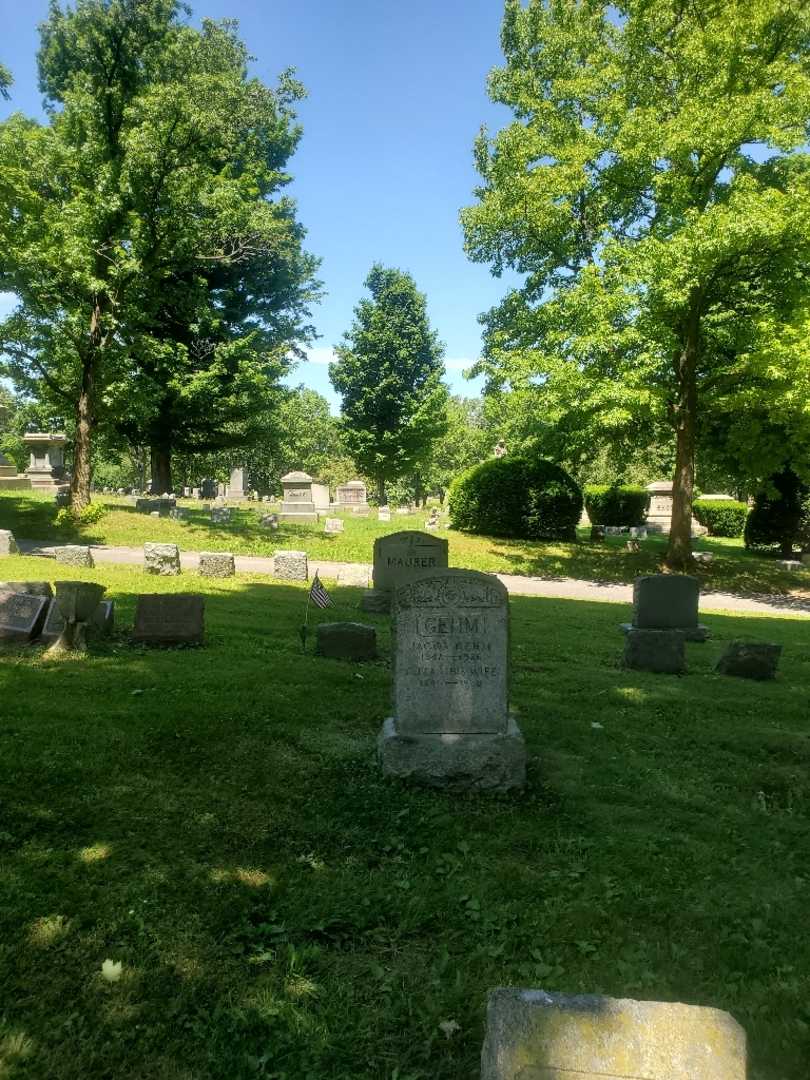 Jacob Gehm's grave. Photo 1