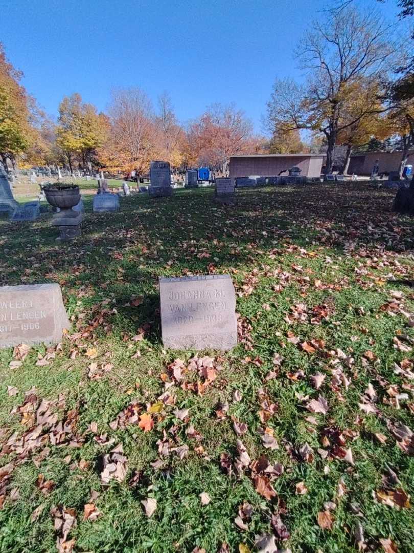 Johanna M. Van Lengen's grave. Photo 2