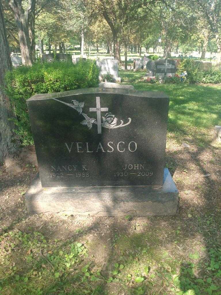 Nancy K. Velasco's grave. Photo 1