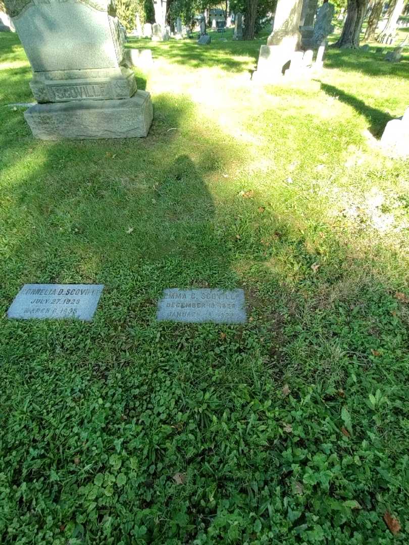 Emma C. Scoville's grave. Photo 1