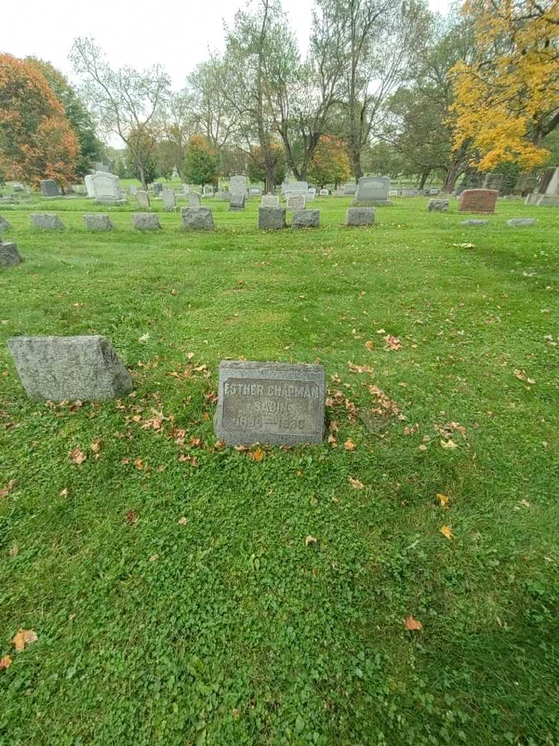 Esther Marion Sabin's grave. Photo 3