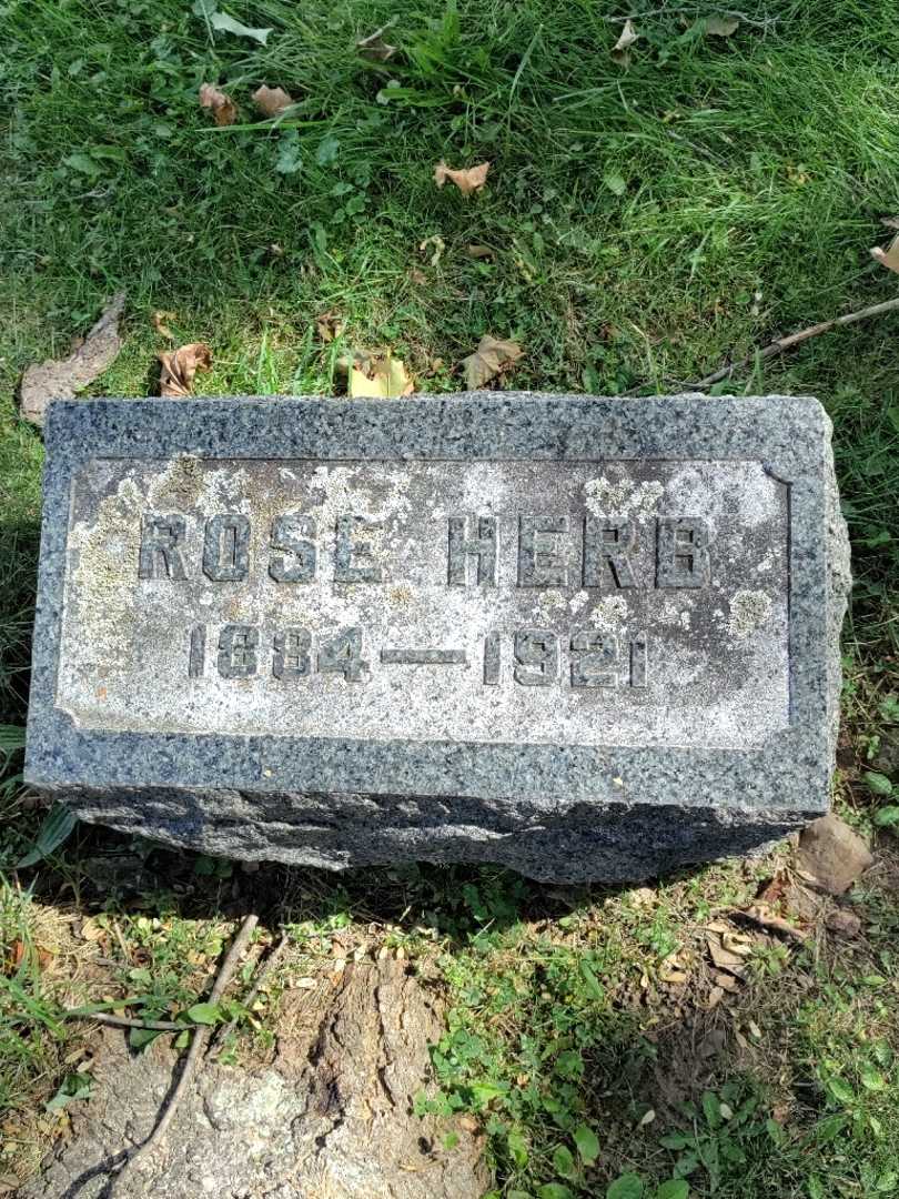Rose Herb's grave. Photo 4