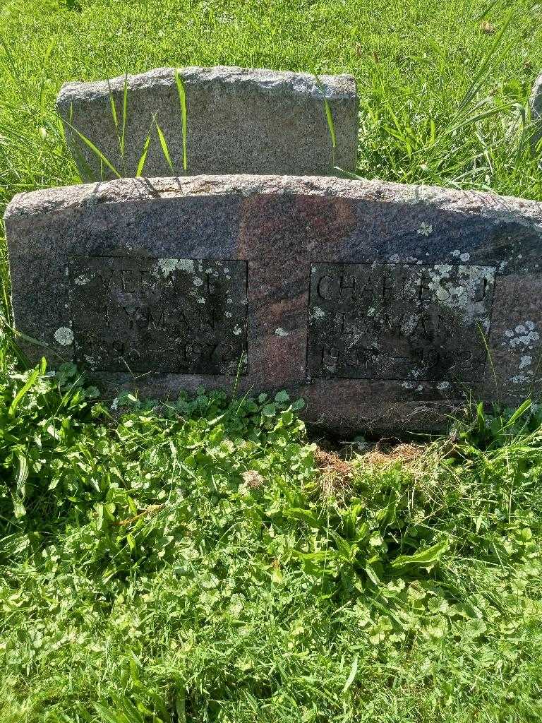Charles J. Lyman's grave. Photo 3