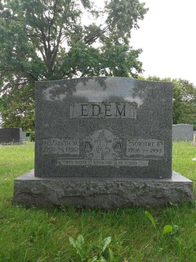 Norbert F. Edem's grave. Photo 3