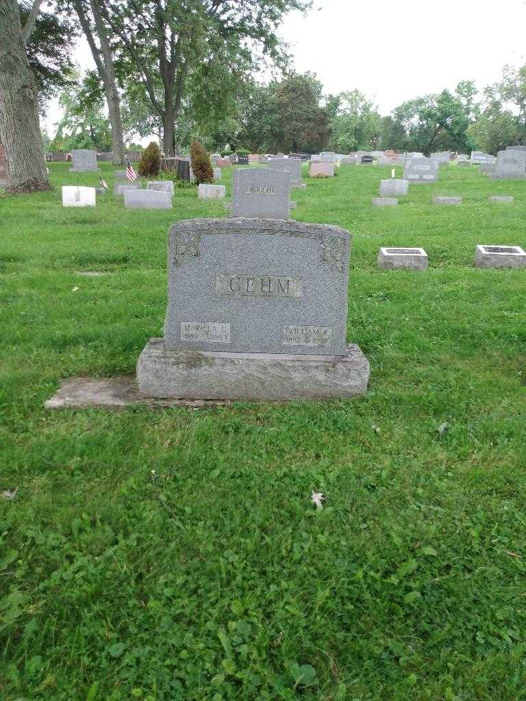 Sophia E. Gehm's grave. Photo 1