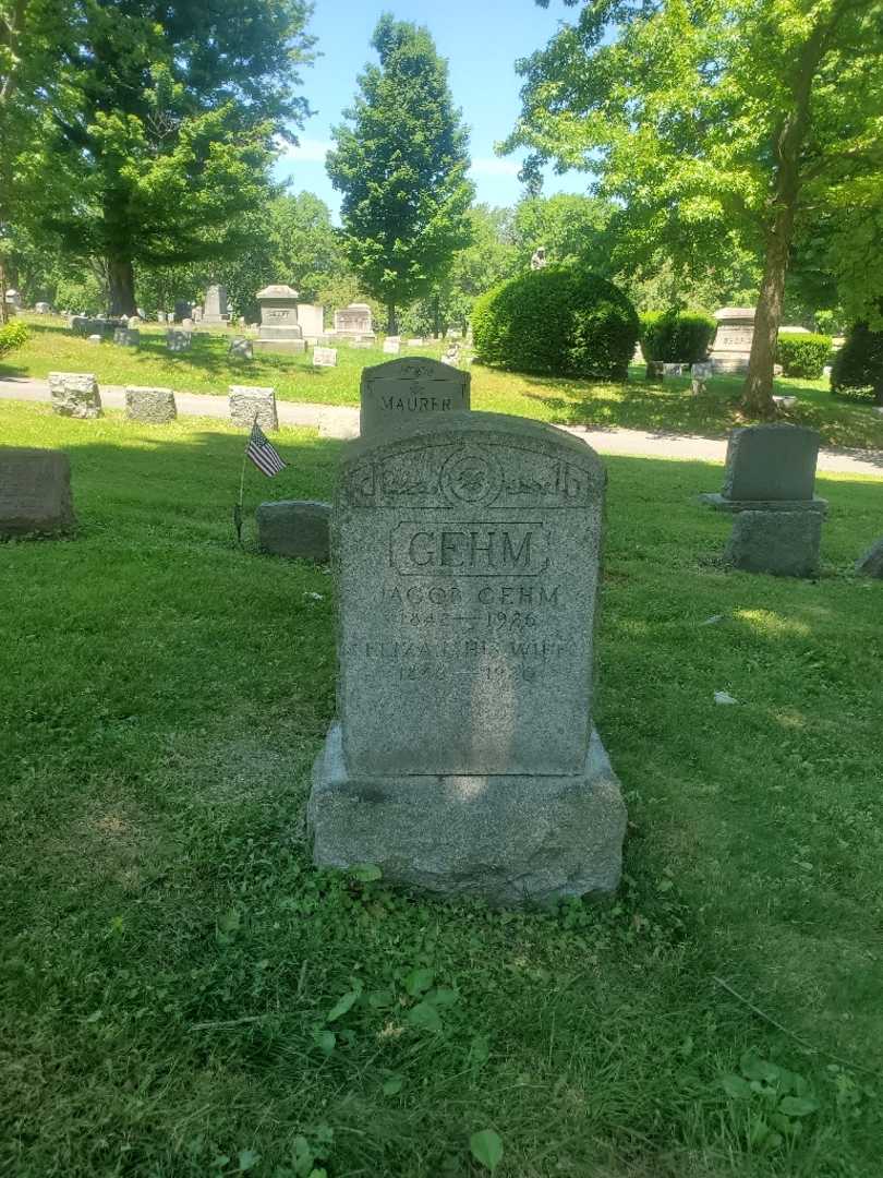 Eliza L. Gehm's grave. Photo 2