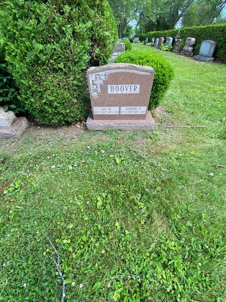 Ann M. Hoover's grave. Photo 1