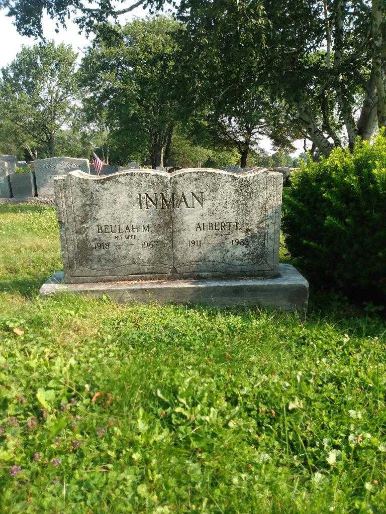 Beulah M. Inman's grave. Photo 2