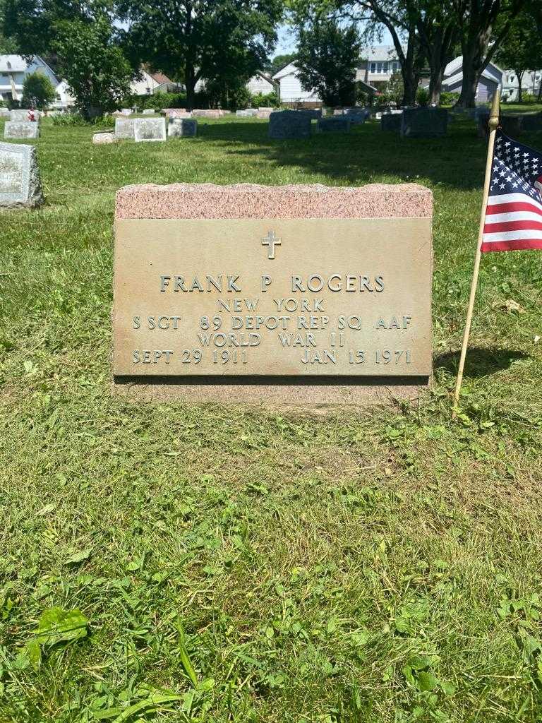 Frank P. Rogers's grave. Photo 3