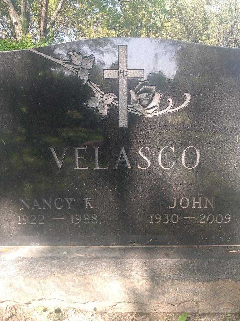 Nancy K. Velasco's grave. Photo 3