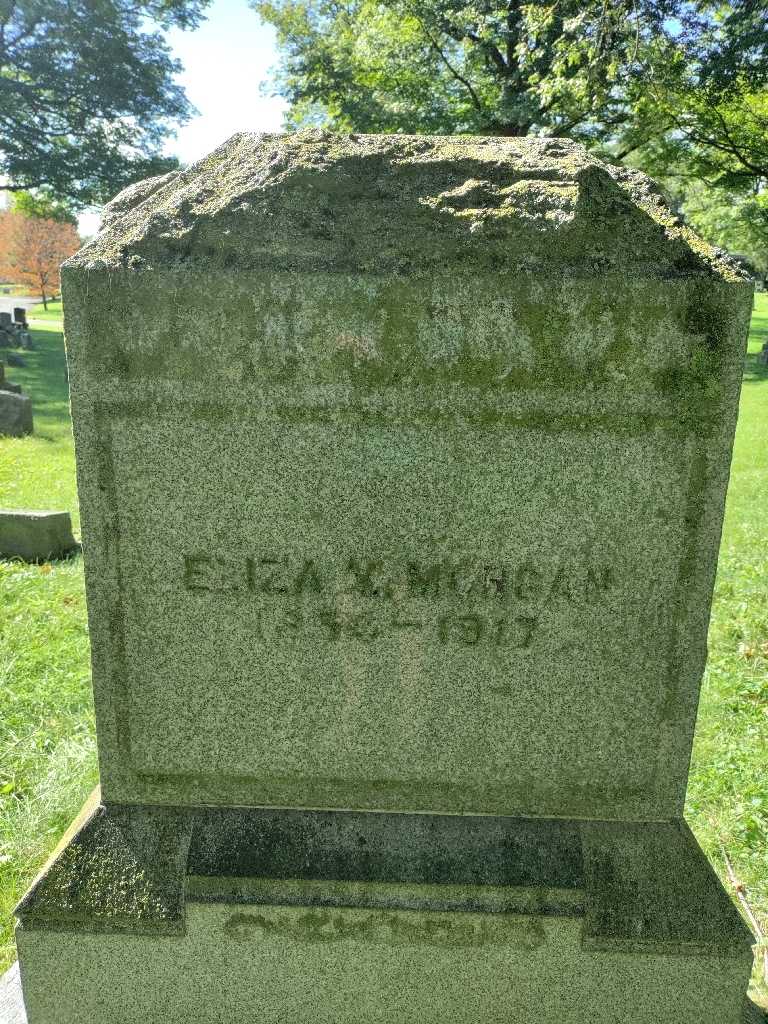 Eliza M. Morgan's grave. Photo 3