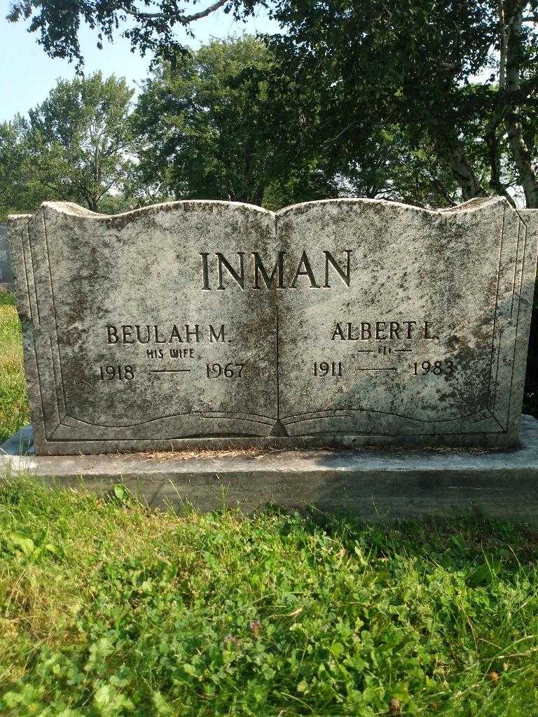 Beulah M. Inman's grave. Photo 3