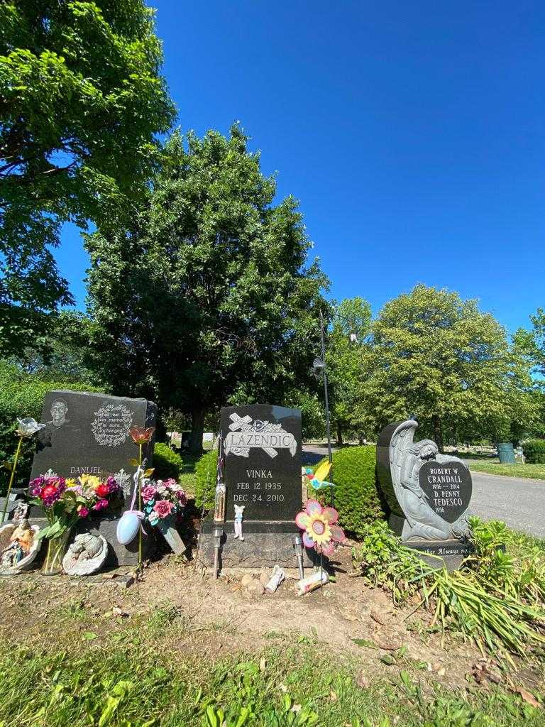 Vinka Lazendic's grave. Photo 1