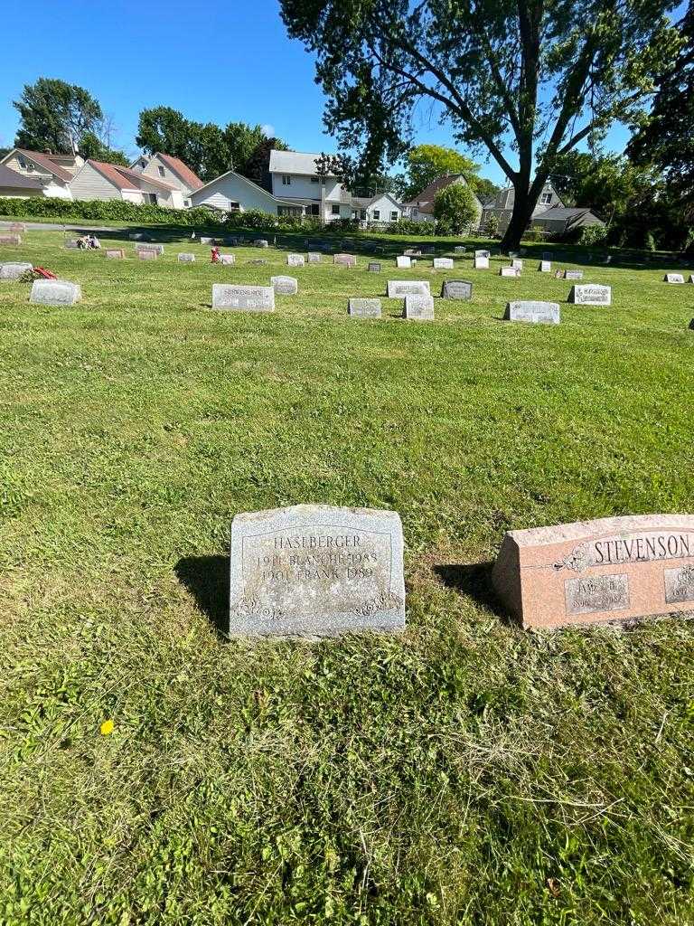 Blanche Haslberger's grave. Photo 1