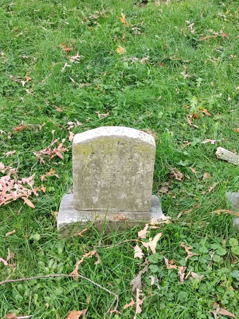 Louise Zinsmeister's grave. Photo 2