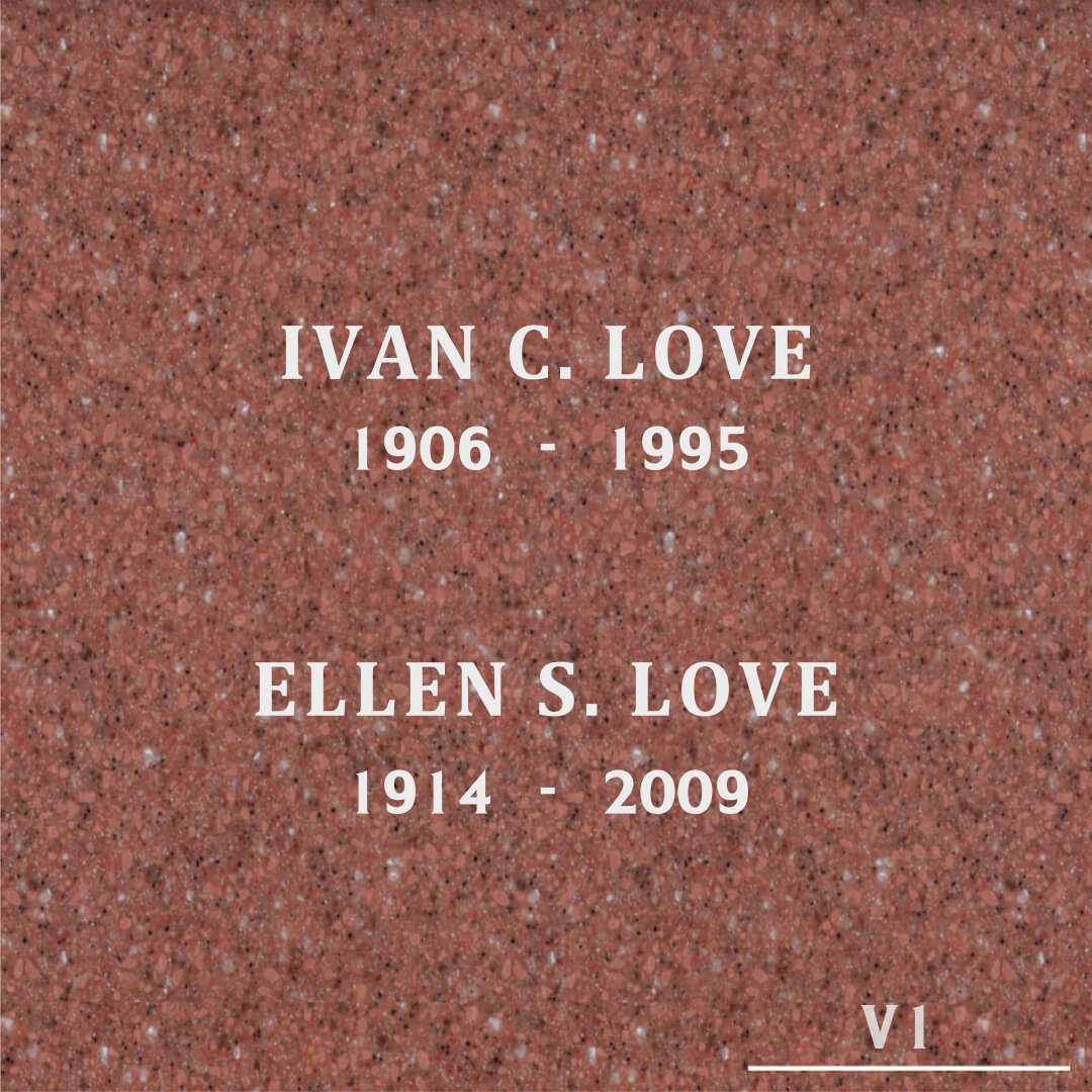 Ellen S. Love's grave