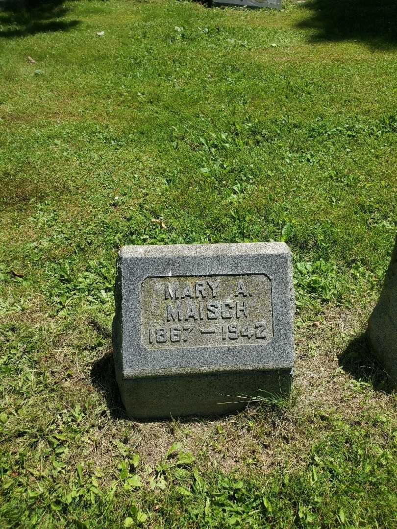 Mary A. Maisch's grave. Photo 2