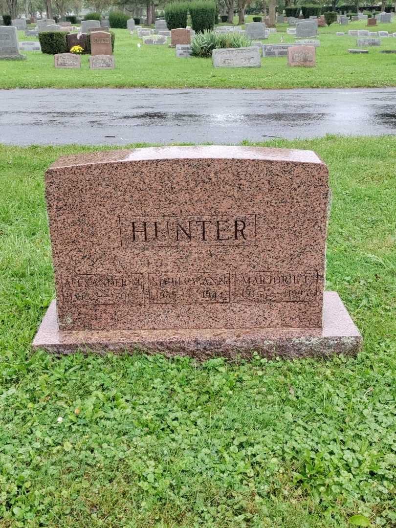 Alexander M. Hunter's grave. Photo 2