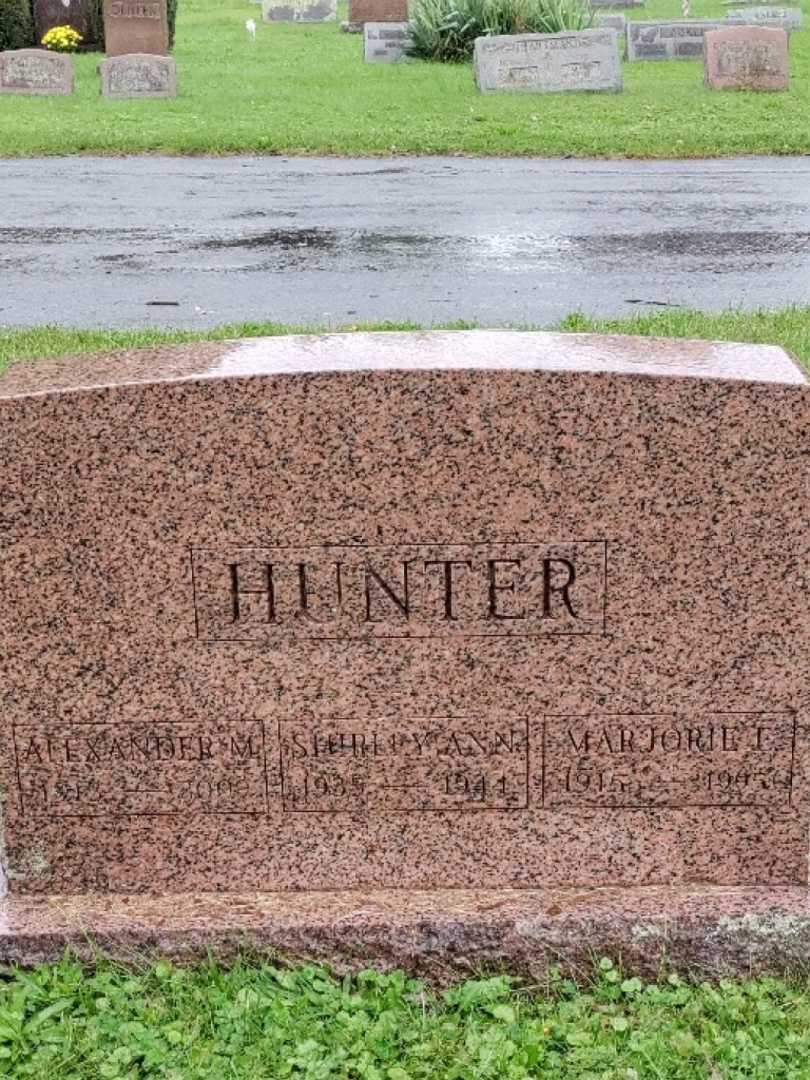 Alexander M. Hunter's grave. Photo 3