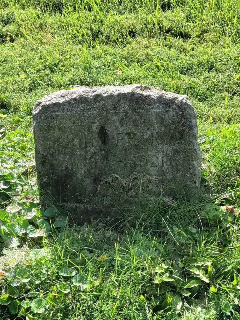 John Petry's grave. Photo 2