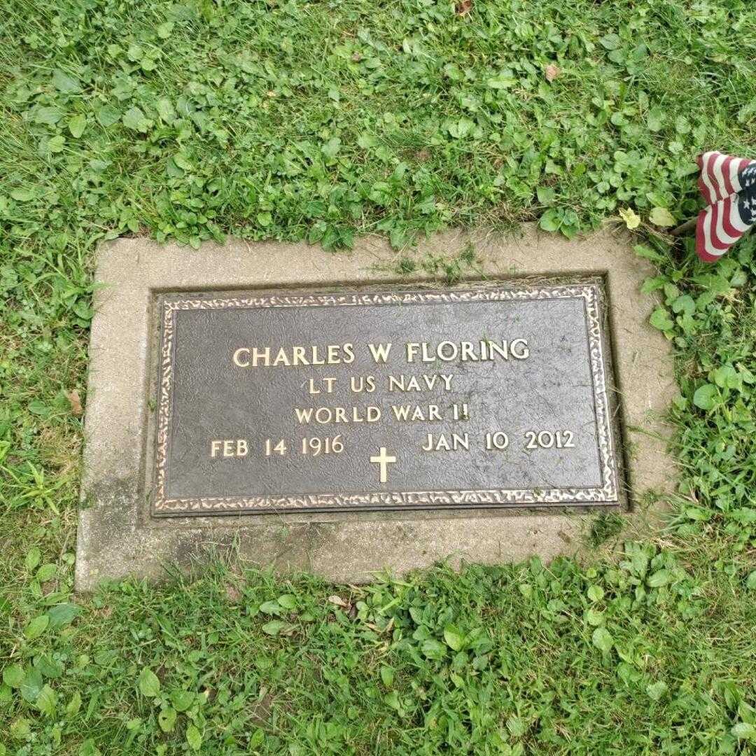 Charles W. Floring's grave. Photo 5