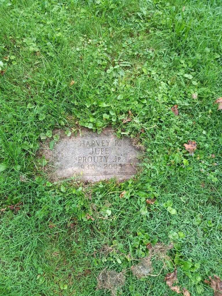 Harvey R. "Jupe" Prouty Junior's grave. Photo 2