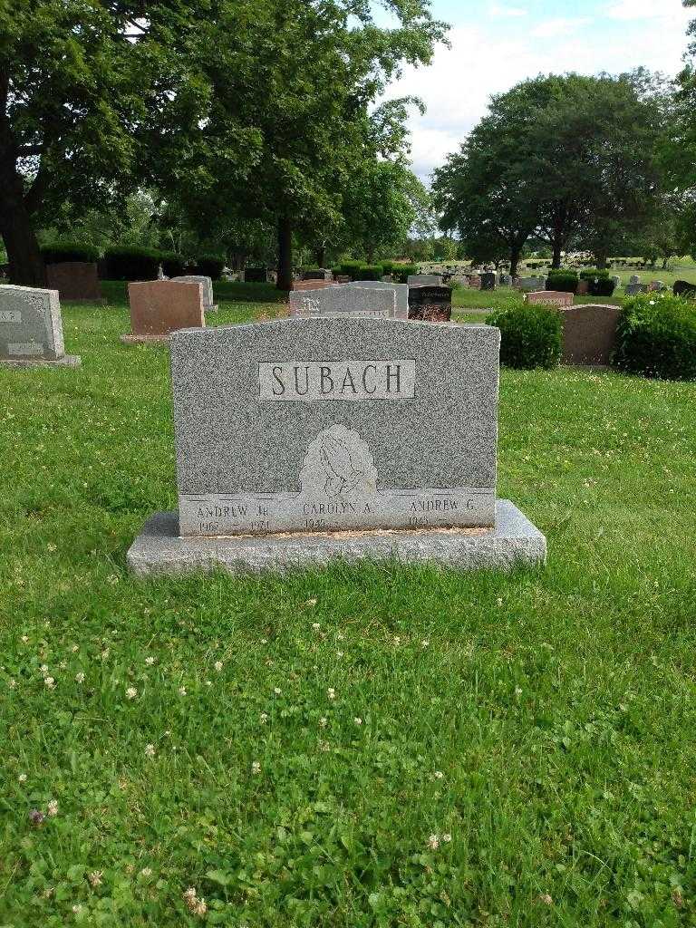 Andrew G. Subach's grave. Photo 1