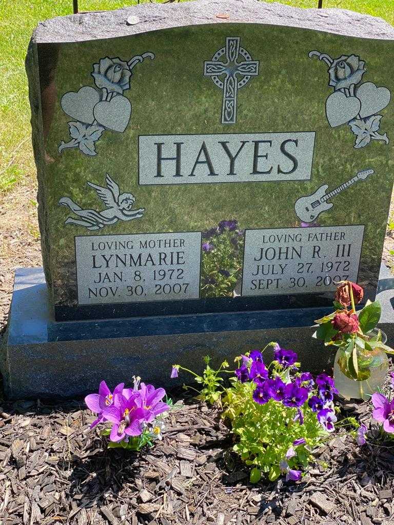 John R. Hayes Third's grave. Photo 3