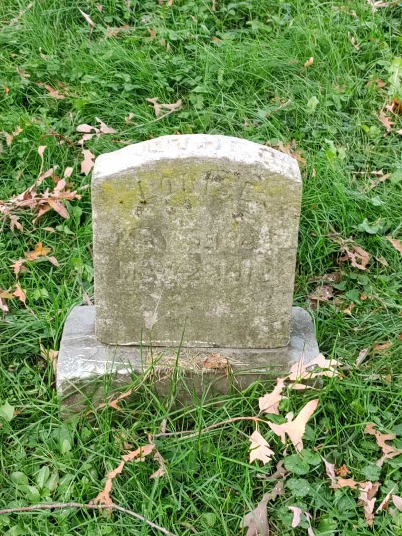 Louise Zinsmeister's grave. Photo 3