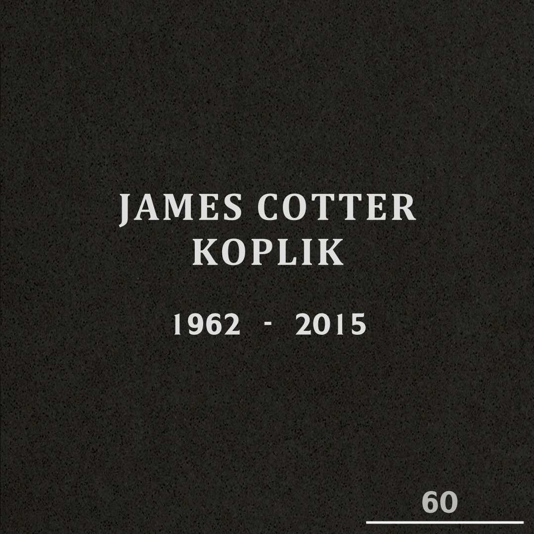 James Cotter Koplik's grave