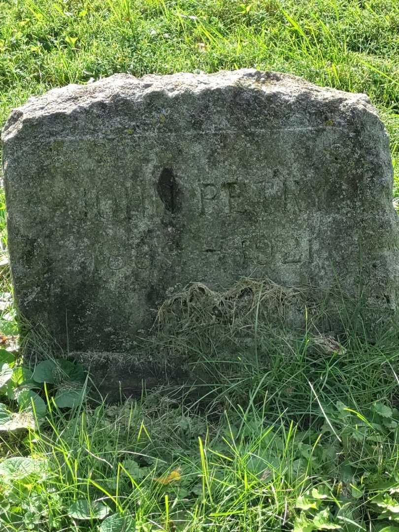 John Petry's grave. Photo 3