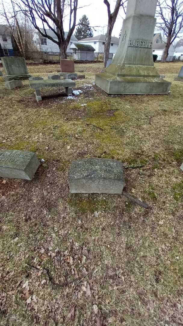 Carl E. Haberle's grave. Photo 1
