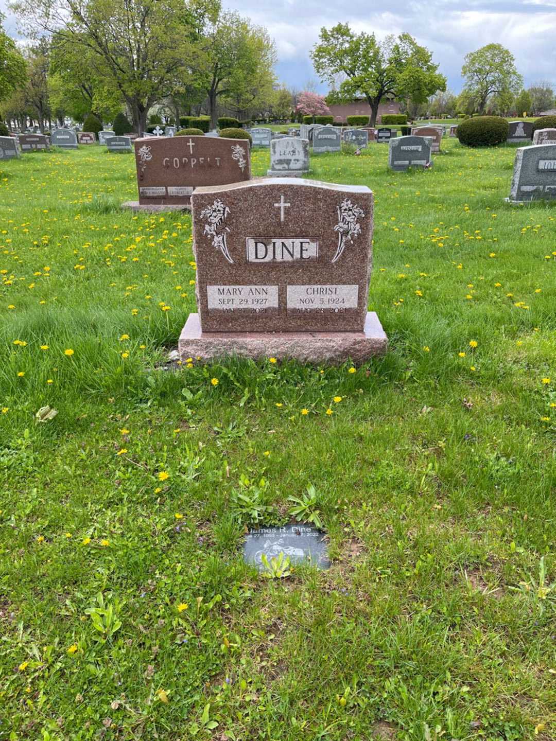 James Robert Dine's grave. Photo 3