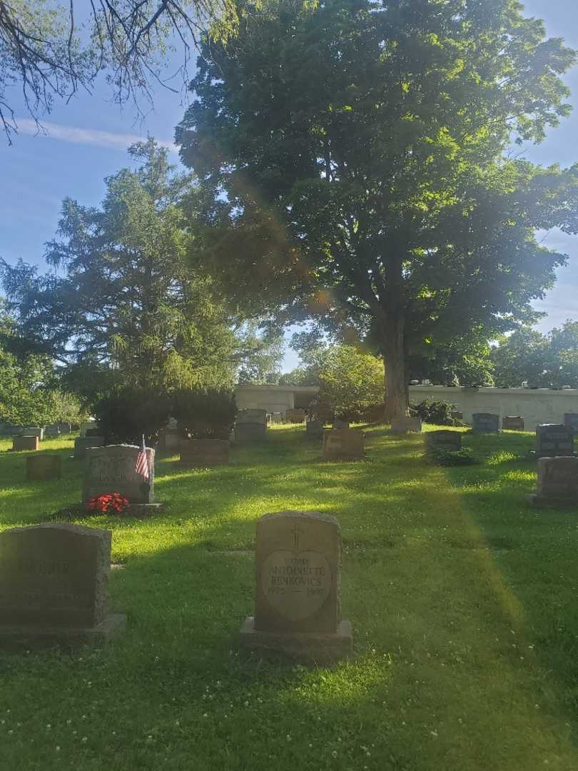 Antoinette Anne Benkovics's grave. Photo 1