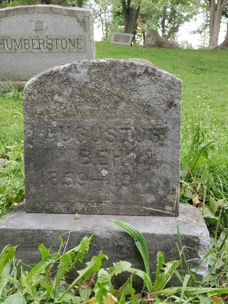 Augustus Beh's grave. Photo 3