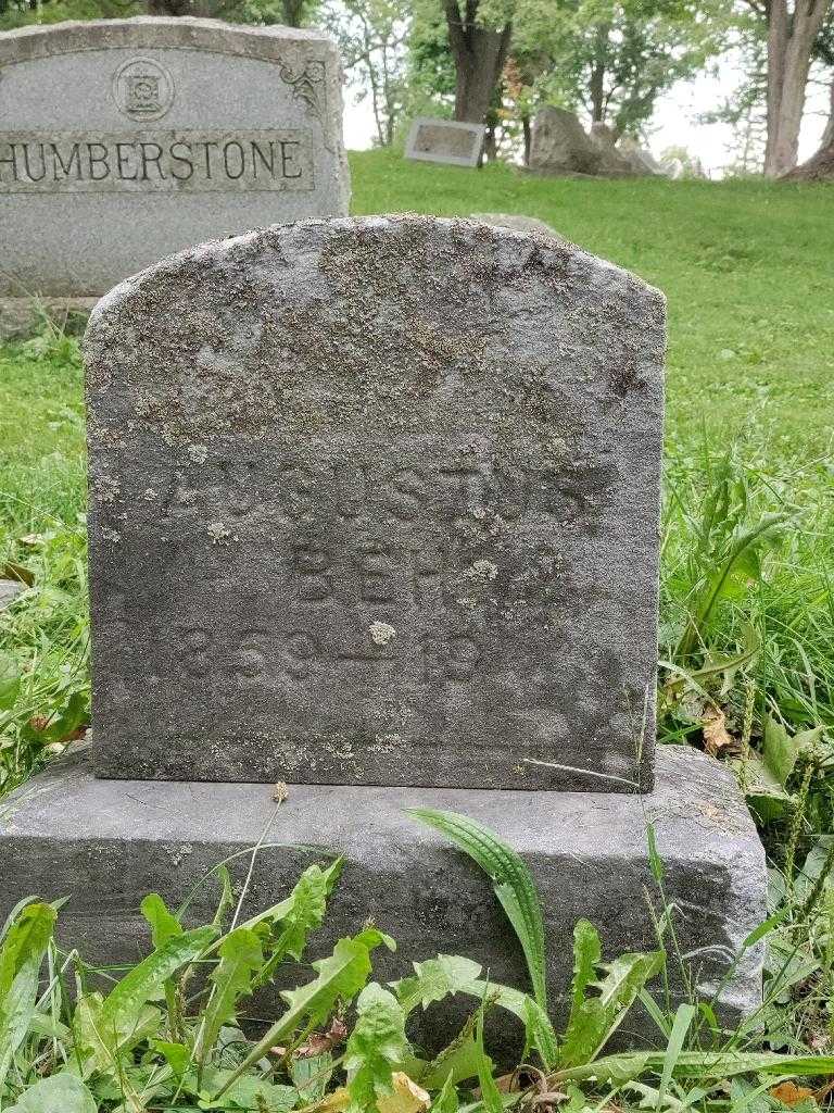 Augustus Beh's grave. Photo 3