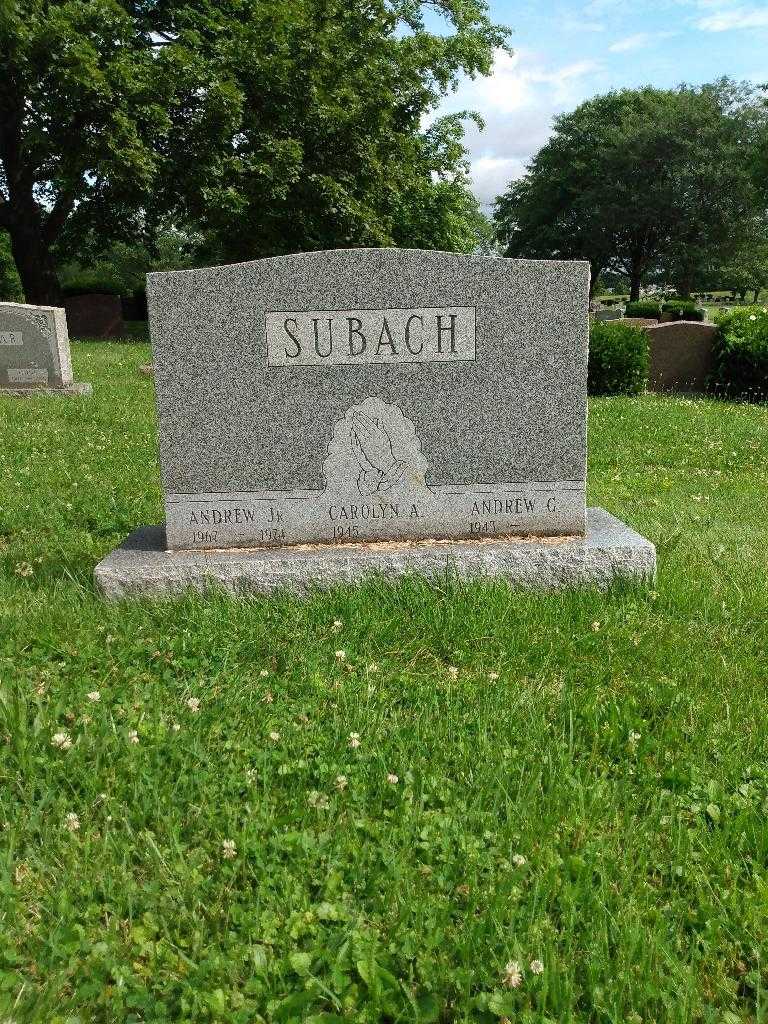 Andrew G. Subach's grave. Photo 2