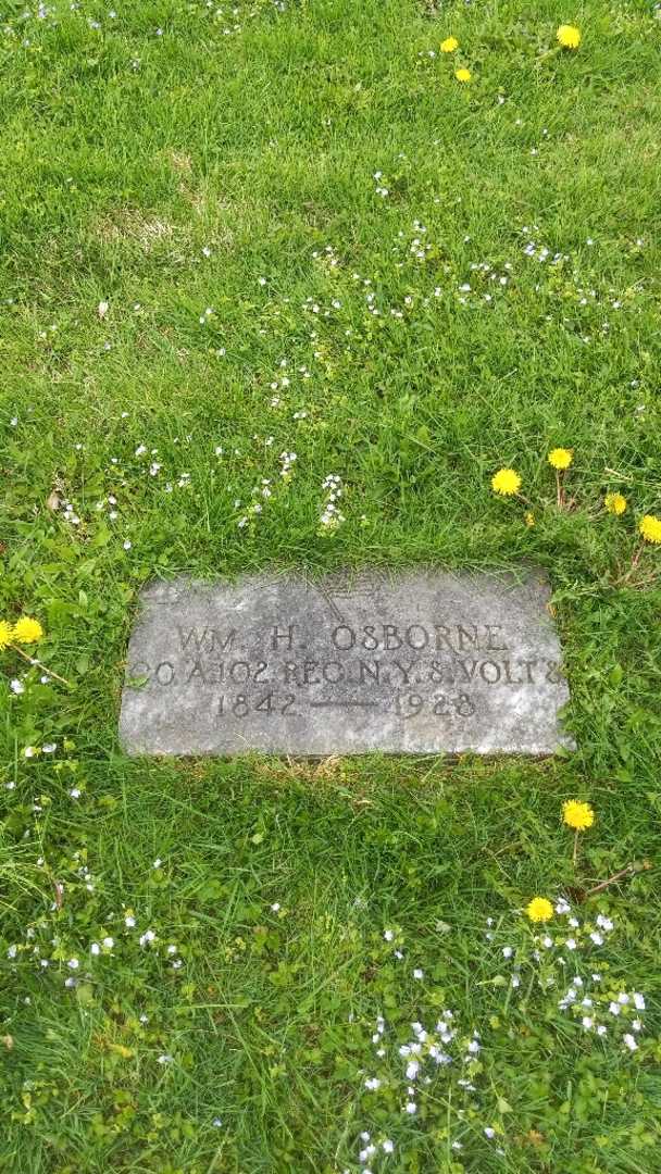 William H. "Wm" Osborne's grave. Photo 2