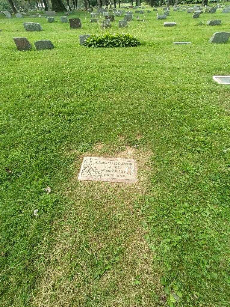 Almeda Sease Calhoun's grave. Photo 2