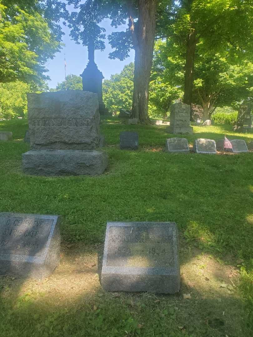 August Steinbicker's grave. Photo 1