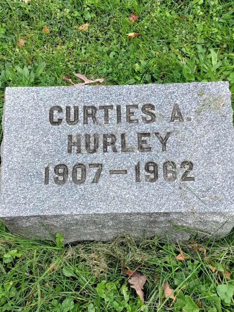 Curties A. Hurley's grave. Photo 3
