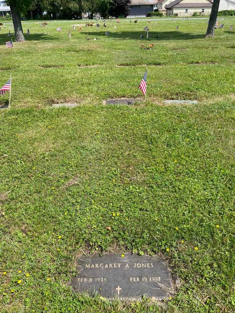 Margaret A. Jones's grave. Photo 2